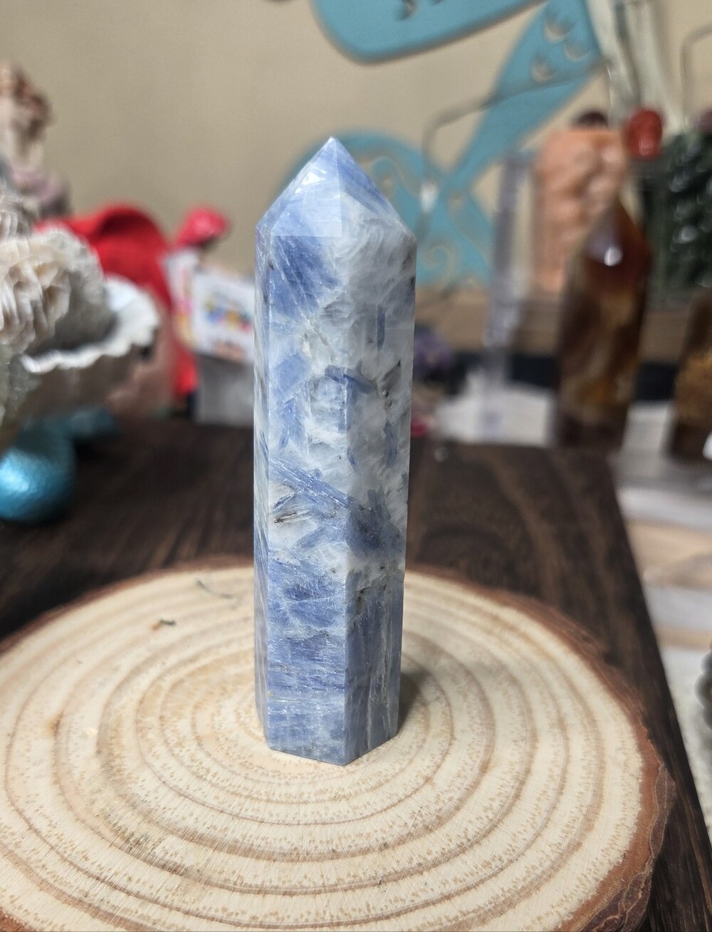 Blue Kyanite Tower 3 In (Stone Of Alignment And Balance) (F)
